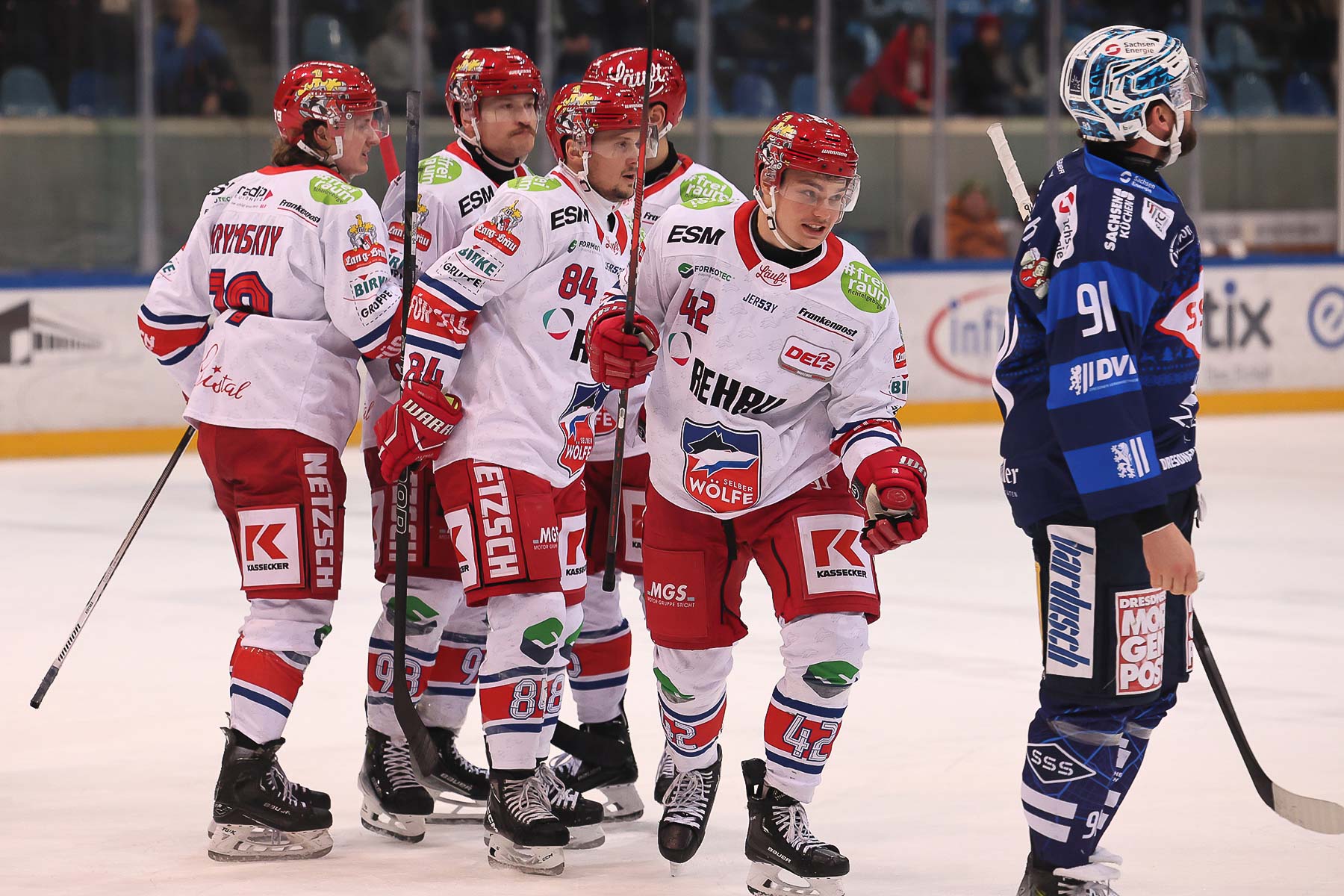 Derby-Klassiker Selb gegen Crimmitschau